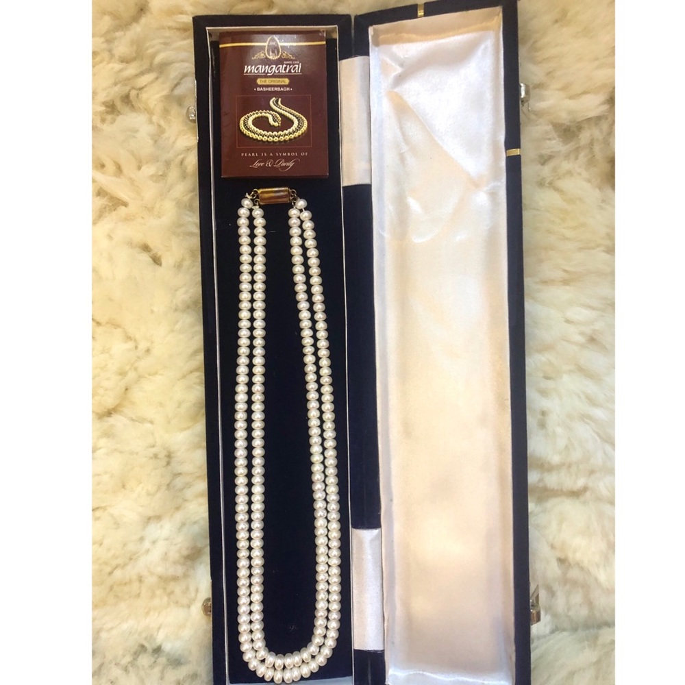 Double Strand Fresh Water Pearl Necklace